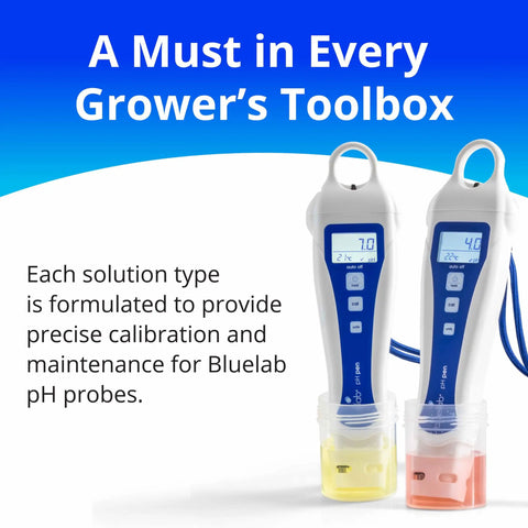 Pro Grade PH Calibration Kit For 4 Point 0 And 7 Point 0 For PH Meter And PH Pen Calibration To Keep Nutrient Solutions Balanced NIST Traceable For Hydroponics Gardens And Grow Tents 500 Ml Each Bottle