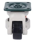 Heavy Duty 51 Millimeter Leveling Stem Casters With Height Adjustable Retractable Swivel Wheels And Real Deal Pads close-up view