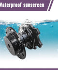 Pro Built 6 Hole Quick Release Steering Wheel Hub Adapter With Snap Off Boss Plate And Anti Theft Heightening Plate For Track Rides And Custom Street Mods In Satin Black submerged in water with bubbles.