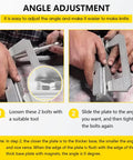 Heavy Duty Magnetic Bevel Jig For Knife Making And Metal Sharpening Built Tough From Steel Workhorse Tool With Angle Adjustment