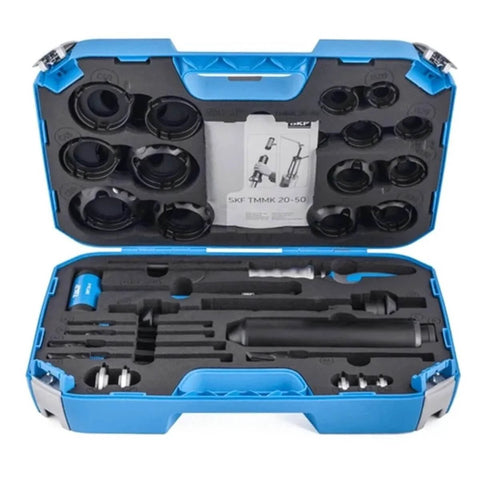 Open case of DIY Friendly Universal Bearing Install Set TMFT24 Timing Tool Compatible Fitting Tool Kit, compartments visible.