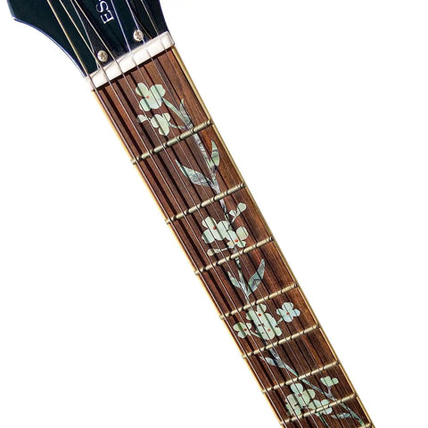 Tree Of Life Hummingbird Fret Marker Inlay Stickers for Guitars on fretboard, real look fretboard decals PET material