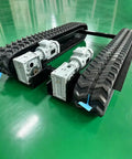 Electric Heavy Duty Equipment Moving Skate Remote Control Machinery Dolly For Industrial Jobs, Heavy Lifting, Smooth Roll, Four Wheel Portable Dolly, Adjustable Height, Durable Steel Construction, Ideal For Workshops, Garages, And Construction Sites, tracked model
