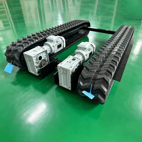 Electric Heavy Duty Equipment Moving Skate Remote Control Machinery Dolly For Industrial Jobs, Heavy Lifting, Smooth Roll, Four Wheel Portable Dolly, Adjustable Height, Durable Steel Construction, Ideal For Workshops, Garages, And Construction Sites, tracked model