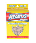 Ultimate Softness Foam Ear Plugs 28 Pair Pack For Maximum Noise Reduction NRR 32 packaging, yellow box, front view