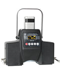 Game Changer Digital Magnetic Rockwell Hardness Tester One Touch Auto Operation Compact Portable Industrial Metal Gauge in black.