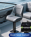 6 Inch Two Pack Boat Seat Swivel Base Replacement With 360 Degree Ball Bearing Swivels on boat