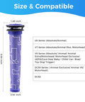Three Pack Pre Filters Replacement For Vacuum Cleaners V6 V7 V8 DC59 DC58 Compatible With Part 965661 01 Easy Fit sizing chart