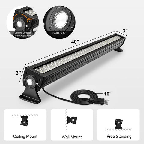 Hella Bright 80W Led Spotlight Work Light Bar For Workbench And Cnc Shop Delivering 7200 Lumens Of Crisp Daylight White Illumination To Nail Precise Tasks And Crush Every Craftsman Build Project