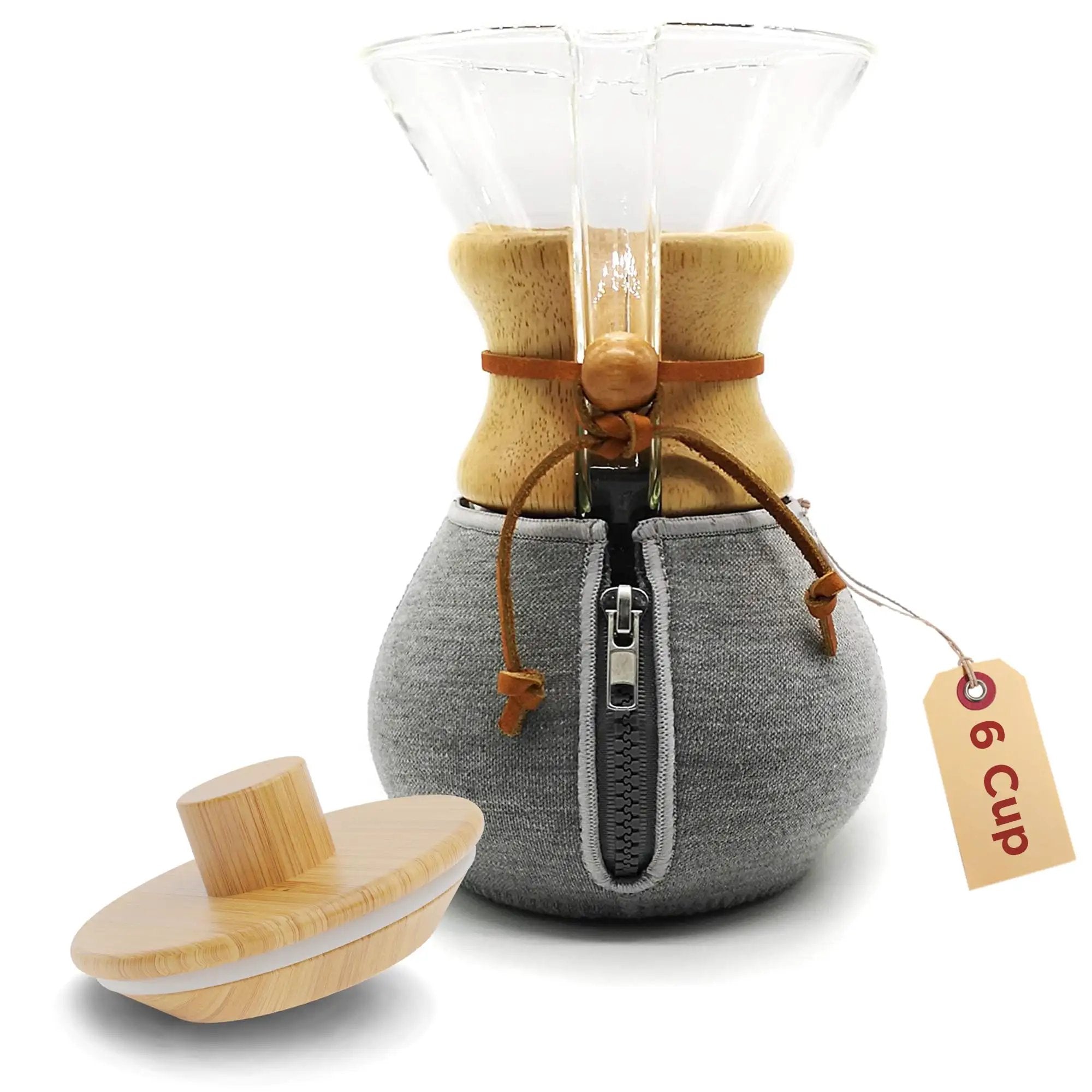 Cozy Insulated Lid for Chemex: Keep Coffee Hot ✓