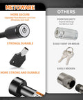Keyed Alike Trailer Hitch Lock Set For Two Inch And Two Point Five Inch Receivers Heavy Duty Five Eighth Inch Pin security features