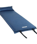 Self-Inflating Sleeping Pad With Pillow For Camping, Lightweight Portable Camp Pad With Extra Support, Quick Deflation