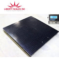 Heavy Workhorse Industrial Floor Scale For High Volume Warehouses With Sturdy 48 By 48 Inch Platform and digital readout.