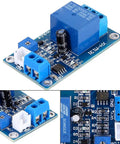 Photoresistor Relay Module For Light Detection Switches Auto On Off Street Light Automation Adjustable Sensitivity Potentiometer board, blue PCB