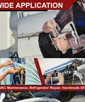 Manual And Electric Eccentric Flaring Tool Pro Grade With Nine Dies For Eccentric Flares On Copper Tubing in HVAC repair