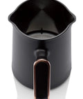 Automatic Turkish Greek Coffee Maker For Home Use 120V US Plug 4 Cup Capacity Black Gold Finish ETL Certified.