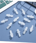 Snag These 40 Count Reusable Silicone Ear Plugs Soft Tight Seal Keeps Ears Dry Swimming Or Showering Noise Blocking Cushions Are A Total Game Changer For Showers And Baths.