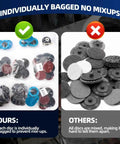 108Pcs Sanding Discs Set Two Inch Quick Change Discs With One Quarter Inch Holder For Die Grinder Surface Prep Strip Grind