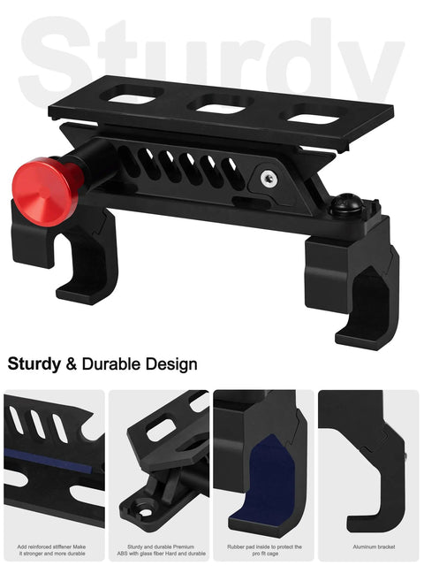 Polaris Ranger Fire Extinguisher Mount With Quick Release Holder And Aluminum Bracket Pro Fit Cage Compatible on display.