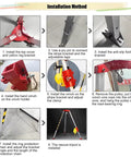 Beefy Aluminum Rescue Tripod For Confined Space Operations With Two Six Zero Lbs Winch And Harness installation steps visual guide