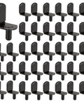 Heavy Duty L Shaped Cabinet Shelf Pins black steel pegs in a grid, 5Mm Nickel Plated Steel Support Pegs for closet hardware