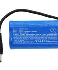 2600mAh 7.4V Replacement Battery For Makeblock Orion, mBot Ranger, UUltimate, Ultimate 2.0, 14026 Upgrade, Fast Charging, Low Self-Discharge, High Capacity Power Pack For Robotics Projects. blue 7.4V 2600mAh lithium-ion battery pack with DC connector