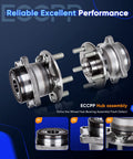 Pair Of Rear Wheel Hub Bearing Assemblies With ABS For Subaru Outback Impreza Forester Legacy 2008-2014 5 Lug 512401 Replacement