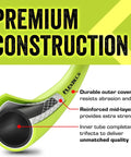 Top Tier 5 8 Inch By 75 Foot Garden Hose With Swivel Grip Connectors Lightweight all-season hose showing premium construction features.