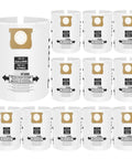 12 Pack Shop Vac Vacuum Bags For 10 14 Gallon Heavy Duty Type F And Type I High Efficiency Grime Busting Dust Collection Bags Display