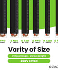 100 Ft 14 AWG Four Conductor SJOOW Portable Electrical Cord Flexible Stranded Copper Power Wire For Control Wiring