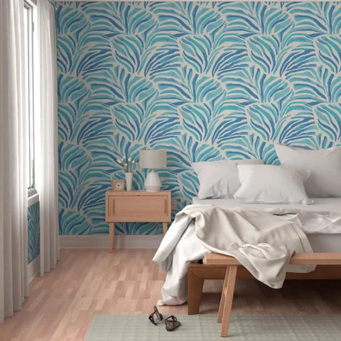 Modern Animal Print Pvc Free Professional Wallpaper Featuring Smooth Matte Linen Finish Built Like A Tank For Busy Households Quick Paste To Paper Install For Your Ultimate Room Refresh in a bedroom.