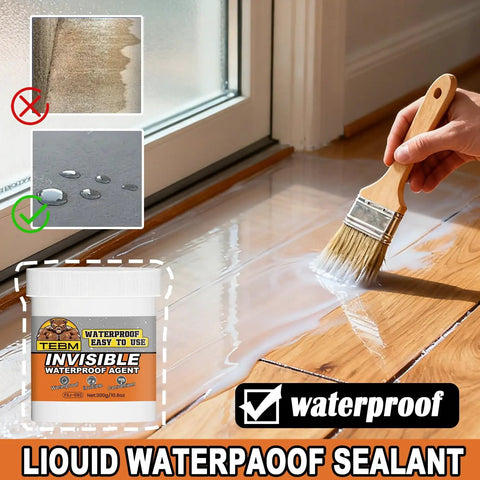 Applying Tough As Nails Transparent Waterproof Adhesive And Invisible Leak Sealant For Roof Wall And Bathroom Shower Repair Indoor Outdoor All Season Temperature Resistant Crystal Clear Coating on flooring.