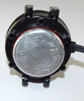 Back view of Beefy Drop-In Replacement Unit Bearing Refrigeration Motor 5W 1550 RPM CWLE 115V for Commercial Coolers and Freezers