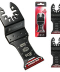 Beast Mode Pro Grade Carbide Oscillating Saw Blades 3 Pack, 23 TPI, 1.34-inch width, aggressive carbide teeth for hard materials