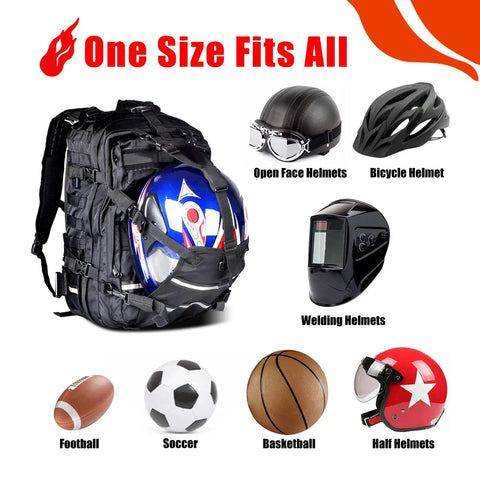 Waterproof Motorcycle Helmet Backpack With USB Port ✓