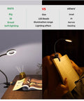 Clip On LED Reading Light With 36 LEDs, Eye Caring Desk Bed Headboard Lamp, 360 Degree Flexible Gooseneck, comparison with others