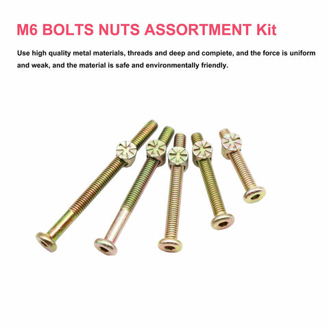 Crib Hardware Replacement Kit Beef Up Your Crib With Hex Socket Cap Bolts And Barrel Nuts Set M6 Variety