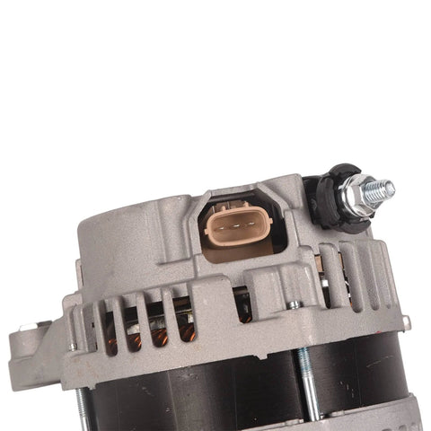 Side view of Beefy 150 Amp 12V Alternator Replacement for Mazda 3 2012 2013 Drop In Replaces 11635 A2TJ1591 PE0718300