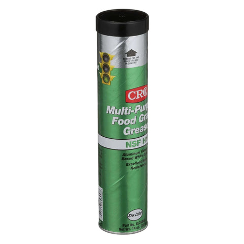 Front view of 14 oz tube Food Grade Multi Purpose Grease For Kitchen Equipment And Food Processing Workhorse Aluminum Complex