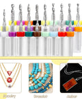 Pro Grade 30 Pc Shank Tungsten Carbide Micro Drill Bit Set For PCB Milling And Jewelry Engraving displayed with jewelry examples