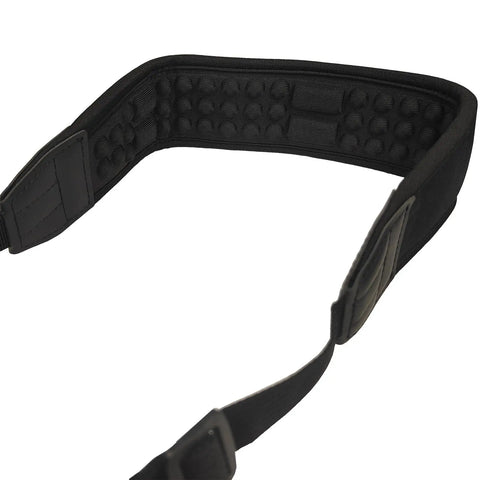 Close-up of adjustable lanyard neck strap for DJI FPV drone remote controller showing cushioned inside detail.