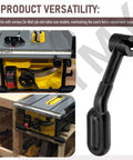 Built Tough Table Saw Rail Lock Lever Replacement holds the fence tightly on DeWalt model table saws for accurate cuts.
