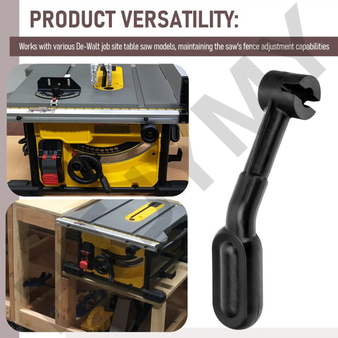 Built Tough Table Saw Rail Lock Lever Replacement holds the fence tightly on DeWalt model table saws for accurate cuts.