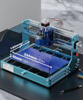 3018 ProVer V2 Desktop CNC Milling Machine For Beginners With Limit Switches and Emergency Stop on workbench