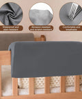 3 Ft Bed Rail Bumpers Protector Waterproof Moisture Proof Foam Bed Guardrail Padding Anti Bump Fall Prevention Soft Cushioned Barrier