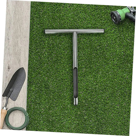 Stainless Steel Soil Sampler Probe With T Handle For Lawn Garden And Farm Easy To Use Pro Grade Sampling Tool Heavy Duty Design