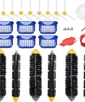 Roomba Replacement Parts Kit For 645 655 675 671 677 Series With 6 Filters, 8 Side Brushes, 3 Bristle And Flexible Beater Brushes
