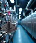 Rotary Switch 4 Position 3 Speed Heater Blower Fan Control Knob installed in industrial HVAC panel.