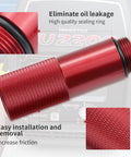 Close-up of EU2200i Generator No Mess Oil Change Funnel showing high-quality sealing ring and textured grip for easy use.