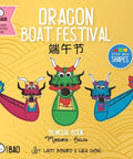 Bilingual English Mandarin Picture Book Celebrate Dragon Boat Festival With Simplified Characters And Pinyin cover with dragons